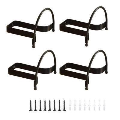 4 Pieces Wall-Mounted Metal Cowboy Hat Hook Long-Lasting for Entryway