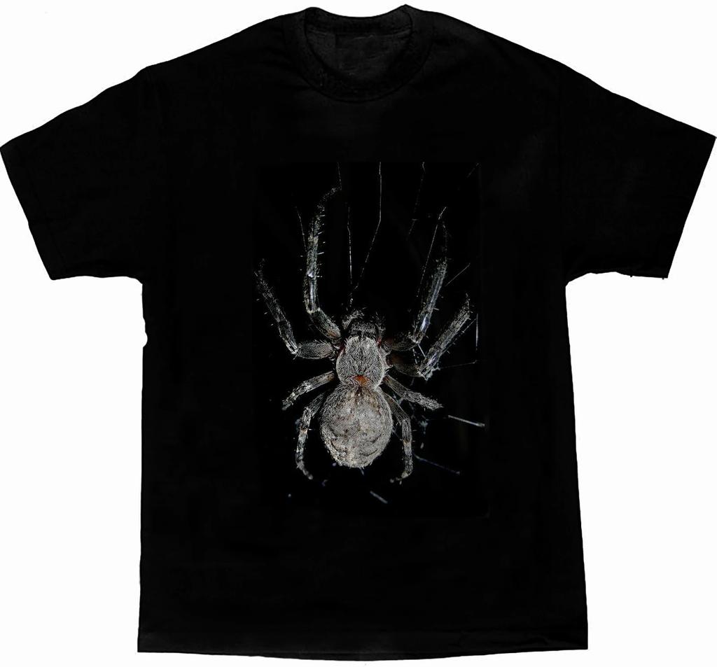 Spider Web Photo Animal Mens T-Shirt. Web Graphic Design Printed Summer Cotton Short Sleeve O-Neck Unisex T Shirt New Gift S-3XL
