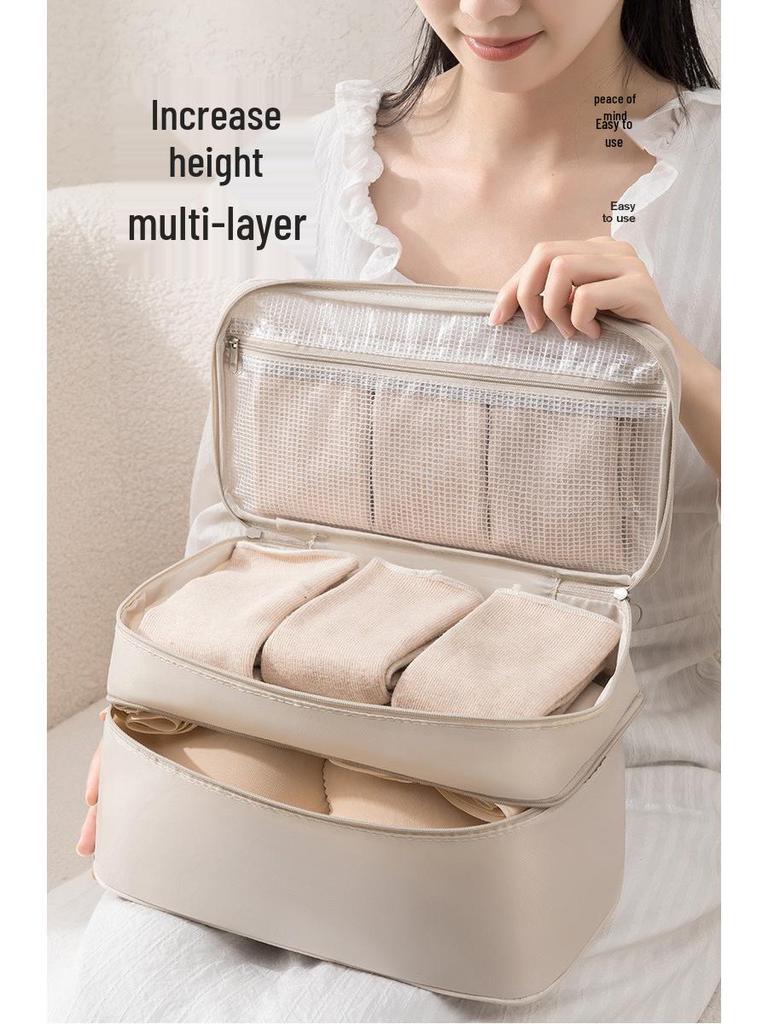 Portable Multifunctional Travel Storage Bag for Underwear and Bras