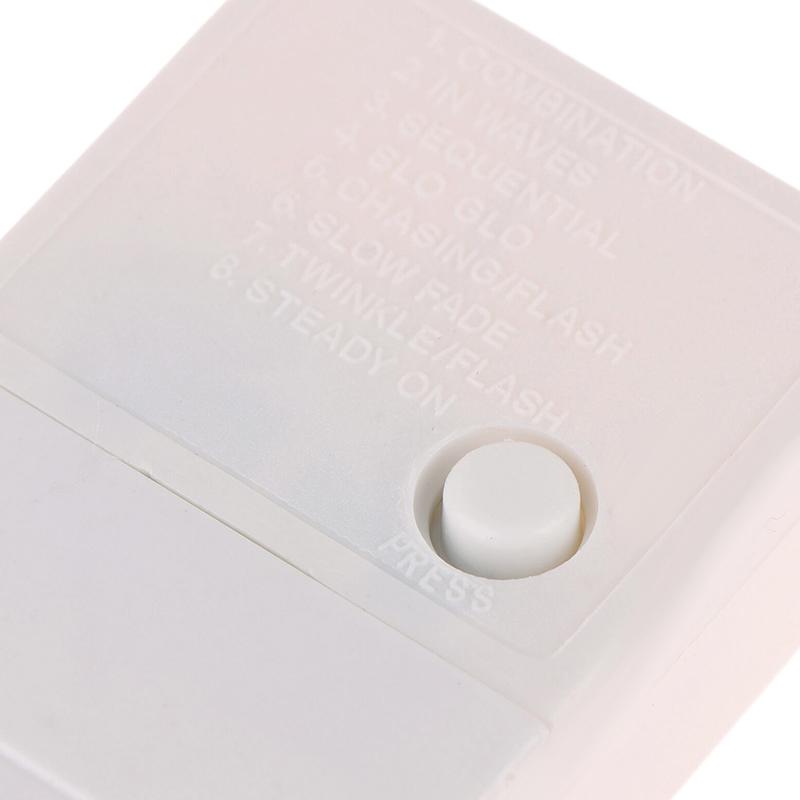 Led String 2/4 Way 8 Modes Lights Twinkle Ek-04 Dimmer Flexible Strip Ribbon Lighting Replica Switch Adjustable Knob Controller