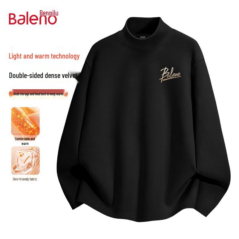 Baleno Men s Double-Sided Fleece Thermal Long-Sleeve T-Shirt M