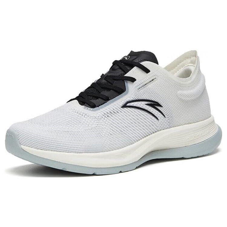 Anta Hydrogen Run Five Low Top Running Shoes Women Sneaker White Gray 122325540-4