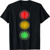 Lustiges Ampelsignal Halloween Gruppenparty Kostümidee T-Shirt