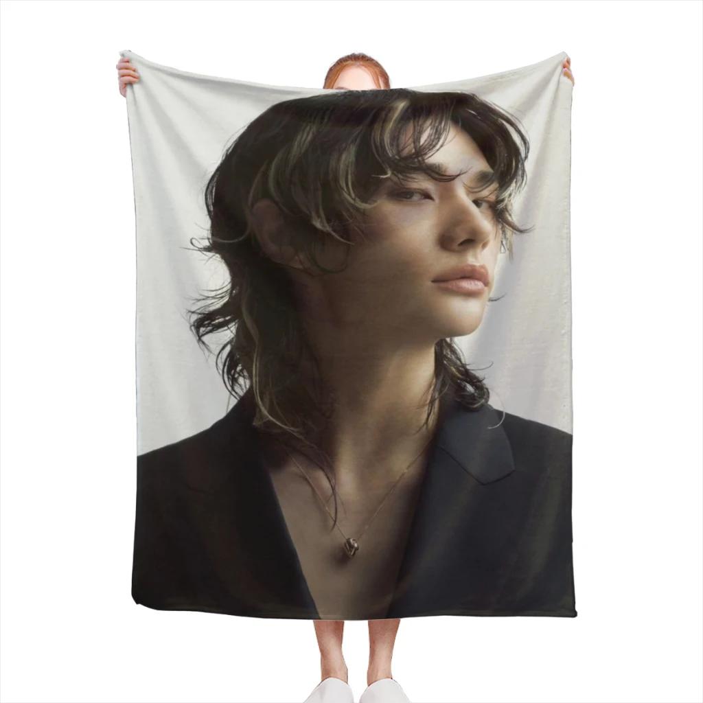 Hot-KPOP-Like-Stray-K-Kids Fashion Blanket Printed Throw Blanket Plush Fluffy Flanne Soft Throws for Sofa Couch and Bed