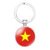 Decorative Keychain Showcasing Asian Country Flags Perfect For Birthdays And Parties