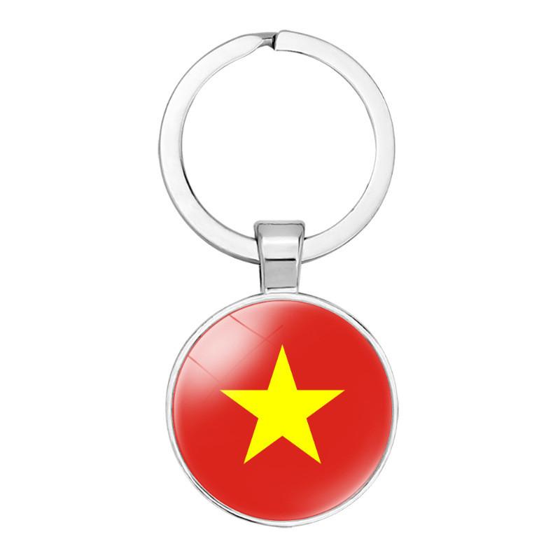 Decorative Keychain Showcasing Asian Country Flags Perfect For Birthdays And Parties