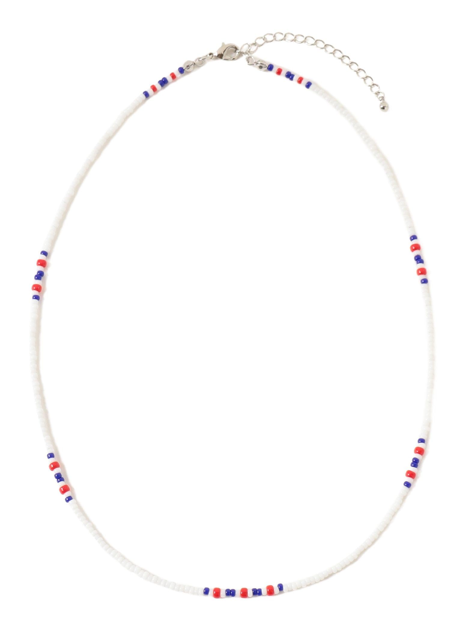 

Accessory Marine Bead Necklace WHITE FREE [BEAMS BOY] Women s білий