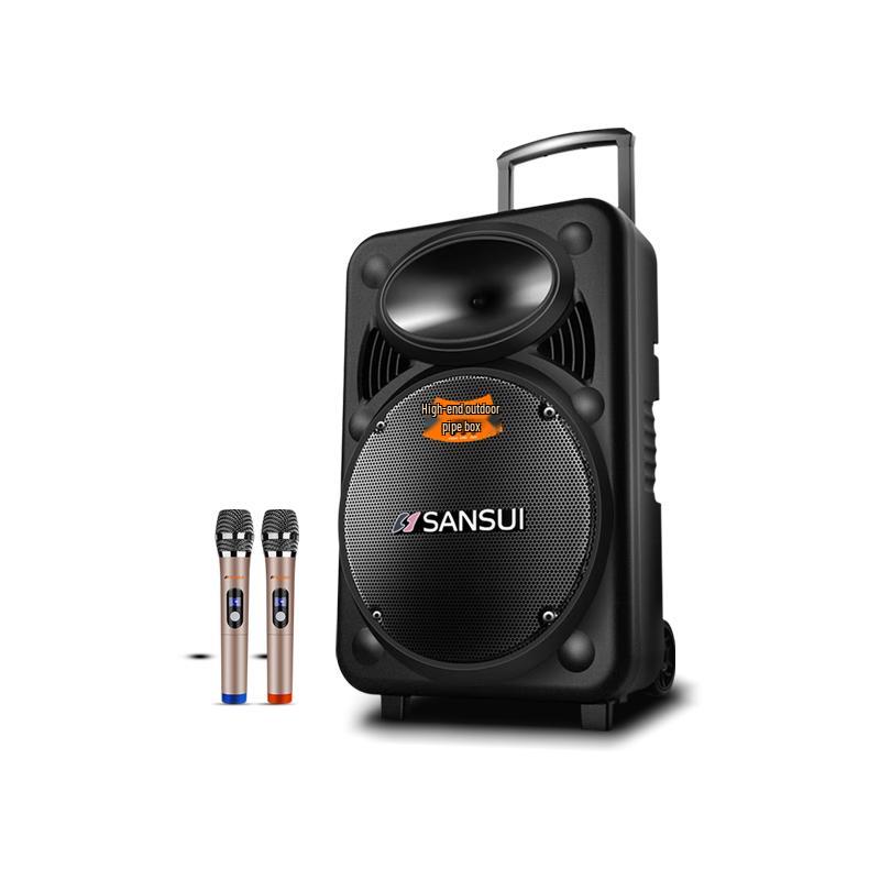 SANSUI Portable Karaoke & PA System CN plug (adapter included)