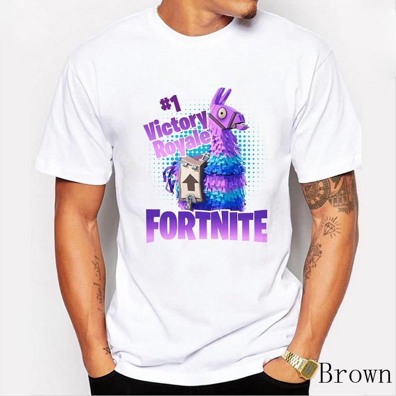 Fortnite Men Faddish Women Shirt Tshirt Leisure Short Sleeve Clothes Mens