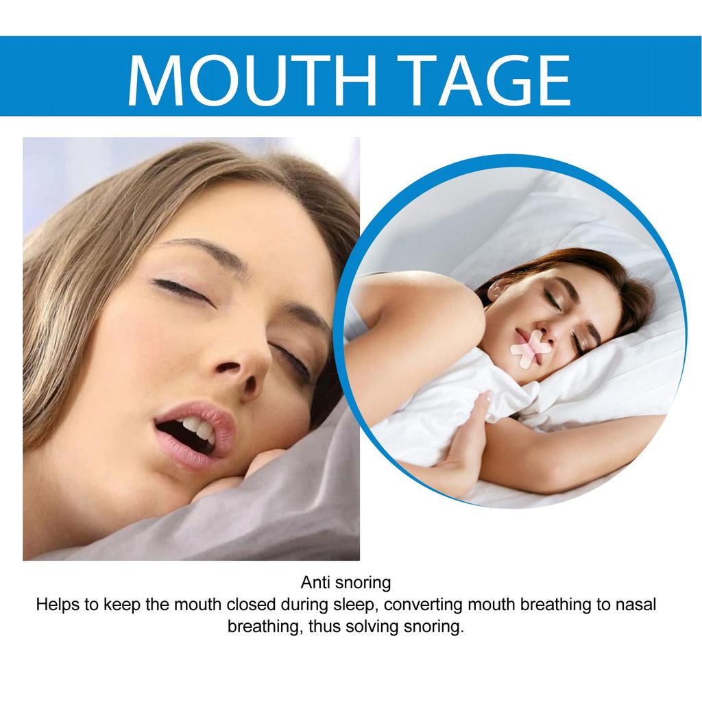 240pcs Anti Snoring Mouth Tape Mouth Breathing Prevention Improved Sleeping Quality Sleep Mouth Strips