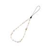 Handmade Pearl Bowknot Heart Beaded Phone Charm Lanyard