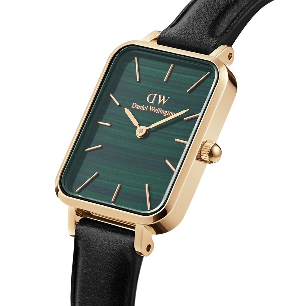 Danielwellingteon Quadro Pressed Sheffield 2-Color Women'S Leather Watch