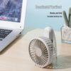 Portable Foldable USB Rechargeable Handheld Mini Fan CN Plug (adapter Included)