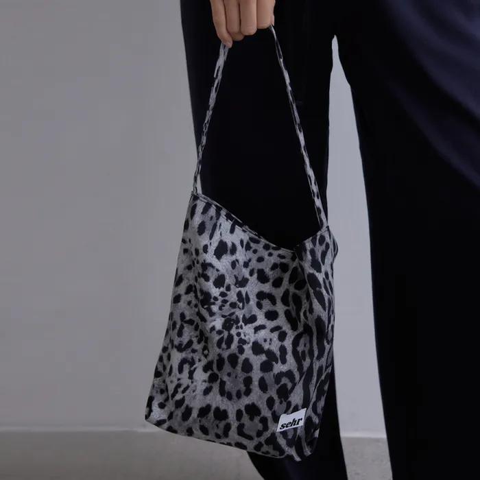 Leopard Bucket Bag (DarkGrey)