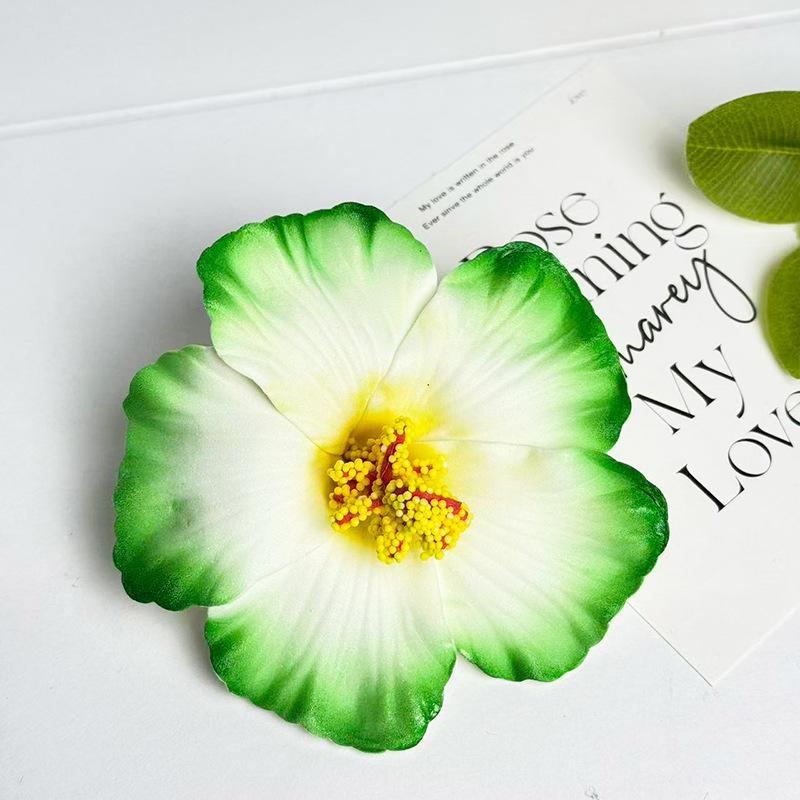 Seaside Vacation Style Dyed Colorful Fusang Flower Hair Clip Female Atmosphere Travel Photography Props Accessories