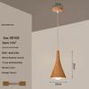 Solid Wood Nordic Japanese Chandelier for Cafe, Bar, Counter, and Homestay