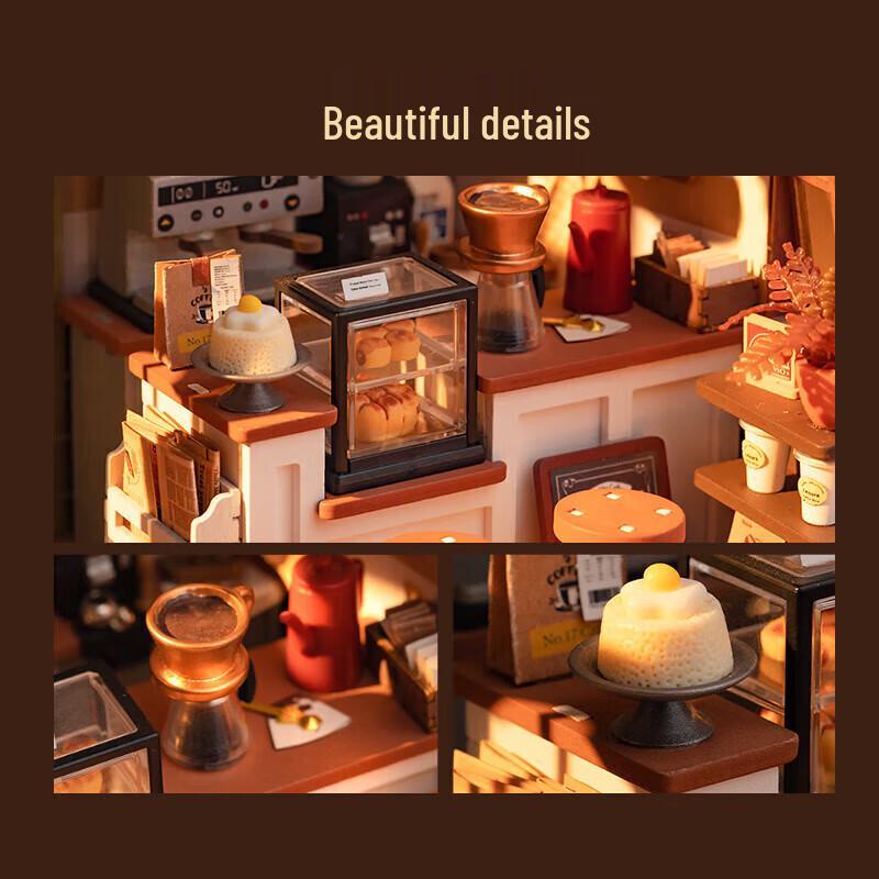 Rolife DIY Miniature Coffee Shop Building Kit