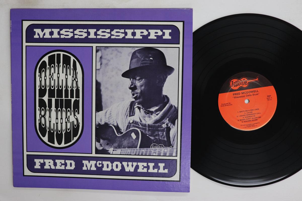 LP Record FRED MCDOWELL  Delta Blues F1021 Arhoolie US Blues Used