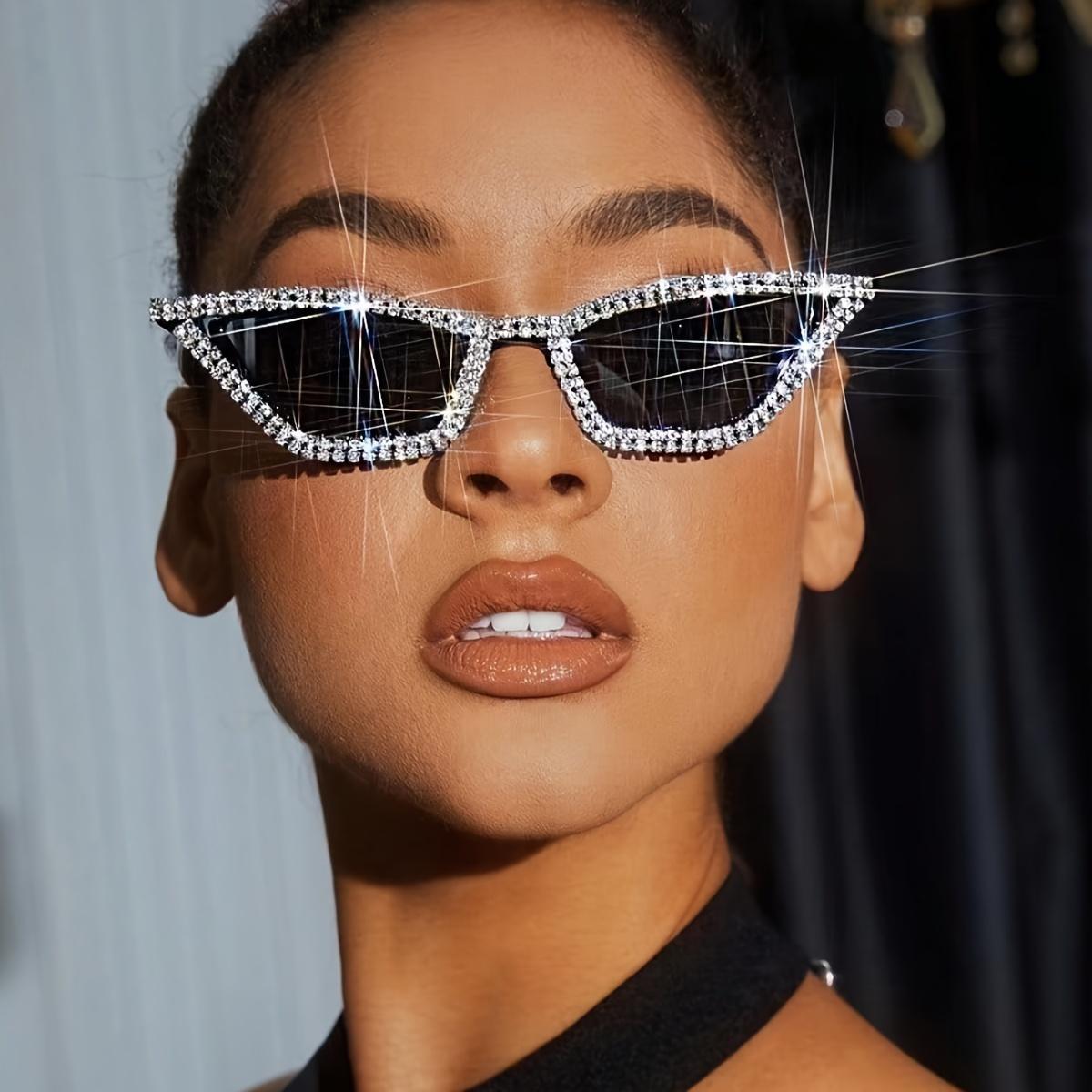 Dote Women's Red 1Pc Rhinestone Sunglasses Party Glasses Cat Eye Sunglasses Cat Eye Glasses Eyewear For Men Bar Sunglasses