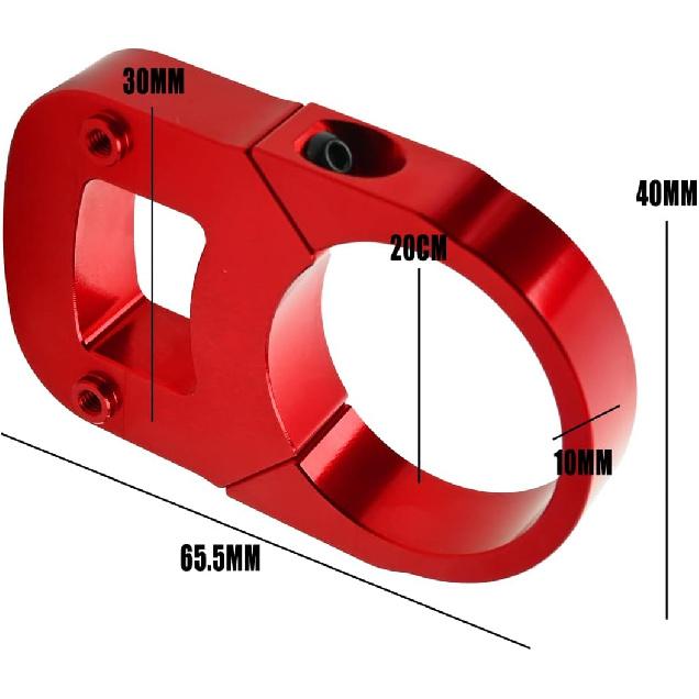 Speedo Relocation Mount,Aluminum Digital Display Relocation Bracket CNC Guard Cover Repositioning Tool for Sur Ron X/S Light Bee for Segway X260 X160