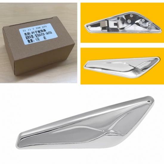 Kotflügel-Emblem Rechts Chromleiste für 2015-2017 X3 BMW F25 X4 F26