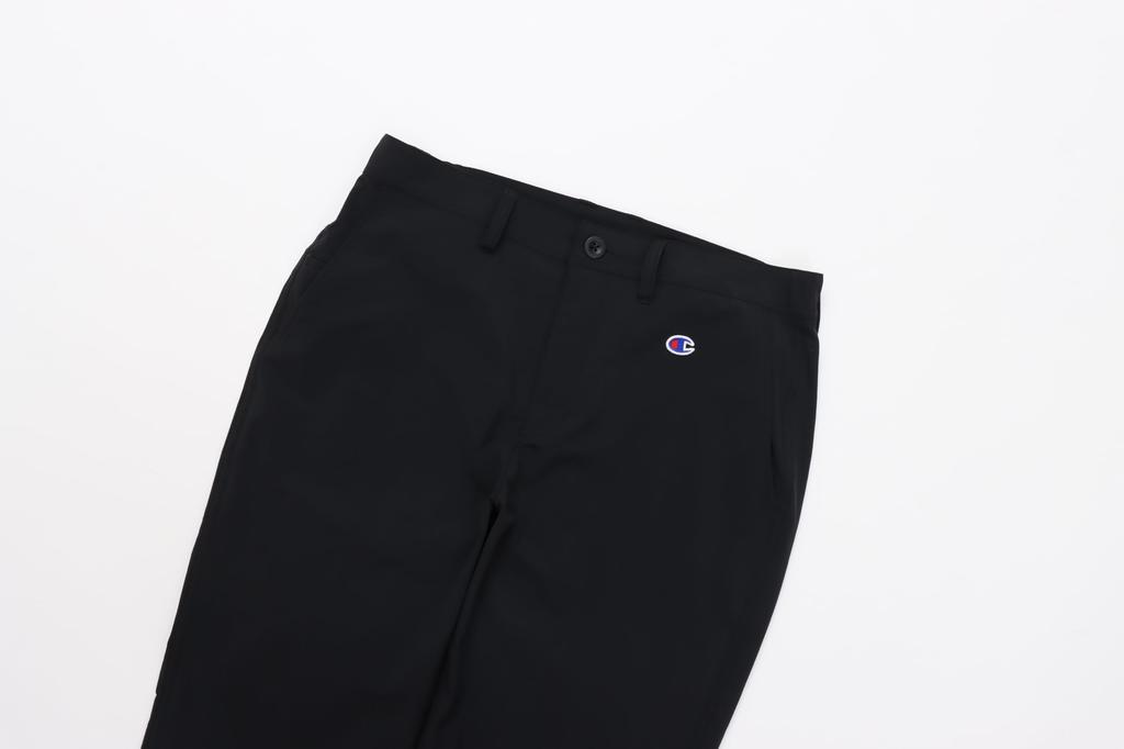 Champion Strečové dlouhé kalhoty s vyšívaným nápisem Pánské logo Cordura®, Černé, C3-BG207