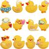 Cartoon Duckling Embroidery Cloth Sticker Twill Yellow Duckling Patch Sticker Clothes Decoration Cute Computer Embroidery Label