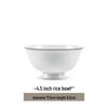 Nordic Style Jingdezhen Ceramic Rice Bowl