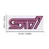 3D Metal STI Logo Emblem Car Front Grille Logo Badge Sticker Styling for Subaru Legacy Impreza XV BRZ Forester WRX Levorg Ascent bb1