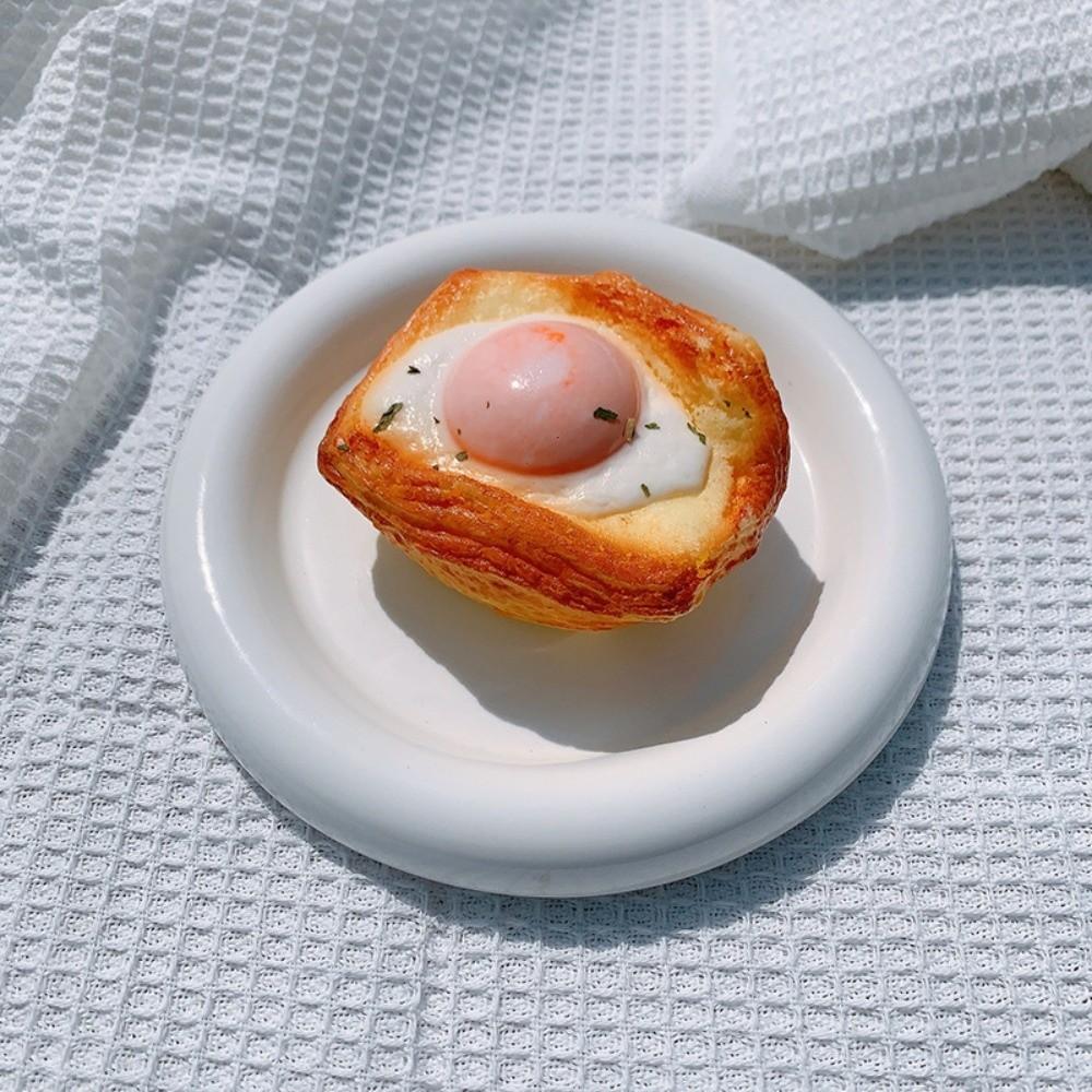Soft Simulated Cheese Bun Stress Relief Squeeze Toy Funny Bread Squishy Toy for Adults Kids Gift