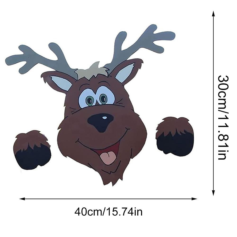 Christmas Fence Peeker Decoration Santa Snowman Dwarf Christmas Decoration Diy Chrisrmas Garden Yard Outdoor Art Sign Decoration