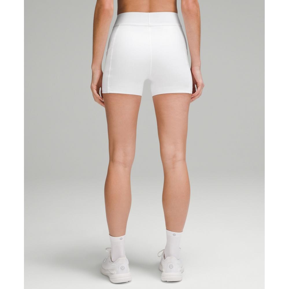Lululemon Luxtreme High Rise Tennis Short 3.5  White