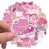 100 Pink College Style Girl Graffiti Stickers Decorate Suitcase DIY Waterproof Stickers