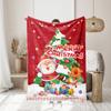 Christmas Series Printed Blanket for Sofa Bed Travel Camping Living Room Office Conditioning Blanket for All Seasons Gifts
