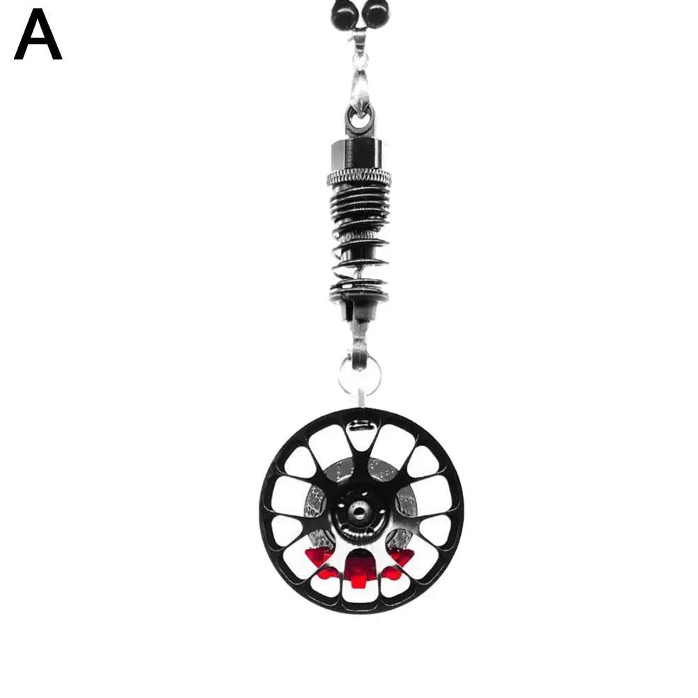Creative Wheel Hub Brake Shock Absorber For Car Pendant Up-market Customization Car Interior Ornaments Car Interior Accesso S2A6