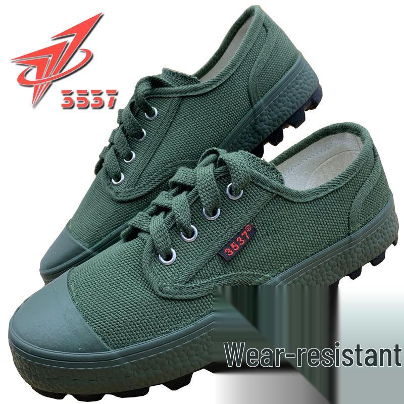 Jihua Liberation Men's Camouflage Non-Slip Wear-Resistant Low-Top Rubber Work Shoes