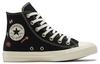 Chuck Taylor All Star Wmns Converse High 'Embroidered Floral - Black' Women's A01585C