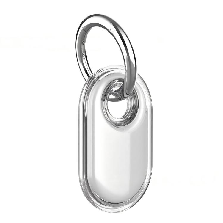 Vollständige, IP68 wasserdichte, stoßfeste TPU-Schutzhülle mit Metall-Karabiner-Schlüsselanhänger für Samsung Galaxy Smart Tag 2 Tracker
