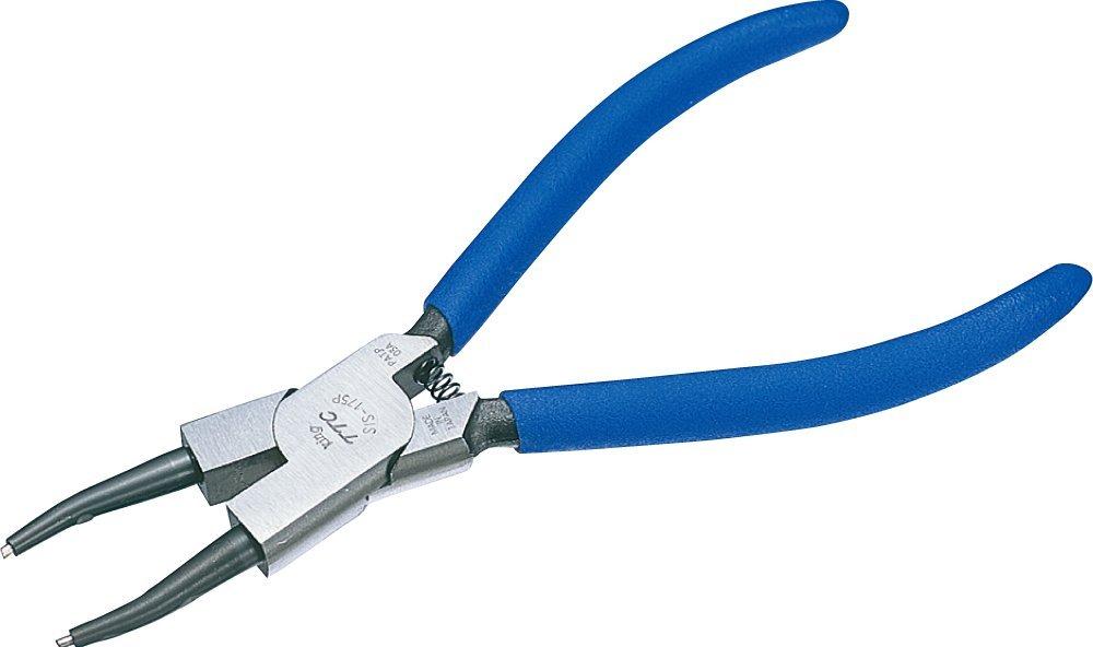 King TTC Hard Bit Snap Ring Straight Pliers, Jaws, SIS-175P