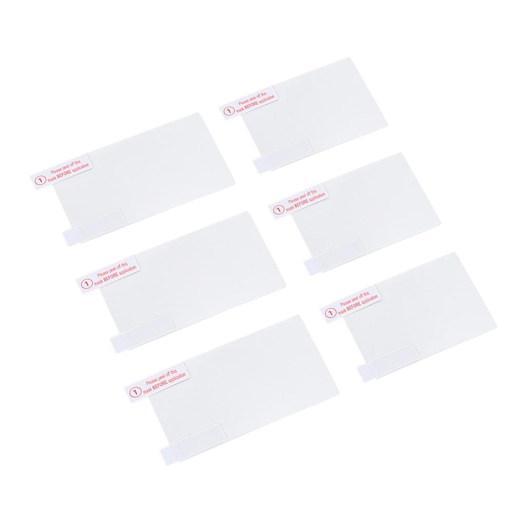 3 Set LCD Screen Protector for 3DS Tempered Glass Top Screen Protector and HD Clear PET Film Bottom Screen Protective