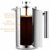 Double Wall French Press Coffee Maker 350/600/800/1000/1500ml Coffee Press Machine  Cafetiere