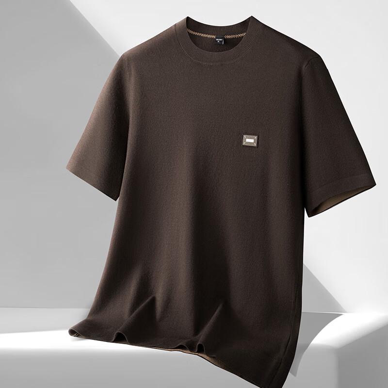 

Мужская трикотажная футболка с коротким рукавом большого размера 4XL