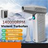140000RPM Turbo Jet Fan Power Display Blower Cleaner Portable Brushless Vacuum  Car Cleaning