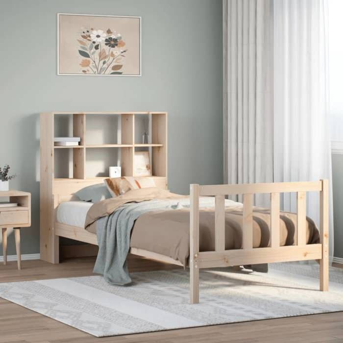 VidaXL Bunk Bed Without Mattress 90x190 Cm Solid Pine Wood 3322119