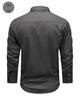 2025 Men's Pure Cotton Long-Sleeved Casual Shirt - Trendy Spring/Autumn Workwear Top