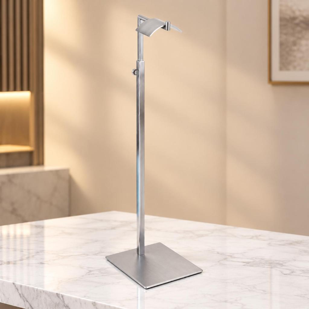 Stainless Steel Handbag Display Stand Stable Single Bag Sturdy for