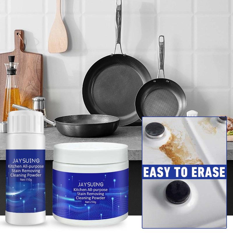 Kuchyňský odmašťovací prášek pro silnou mastnotu Víceúčelový čistič Odstraňovač rzi ze dna hrnce Čisticí akce s bublinkami pro Cooking Areas
