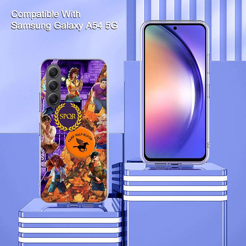 P-Percy J-Jackson Poseidon Camp Half-Blood Phone Case for Samsung A16 A26 A36 A56 A17 A37 A57 A07 A06 A02S A03 A04S A05S Galaxy
