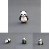 Adorable 4pcs/set Lovely Mini Panda Action Figure Collection Toys For All Ages