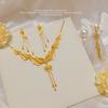 Butterfly Love Necklace Niche Fashion Exquisite Hollow Retro Fashion Versatile Versatile Necklace Women